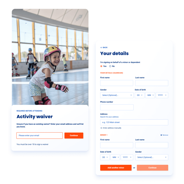 Roller skating activity waiver