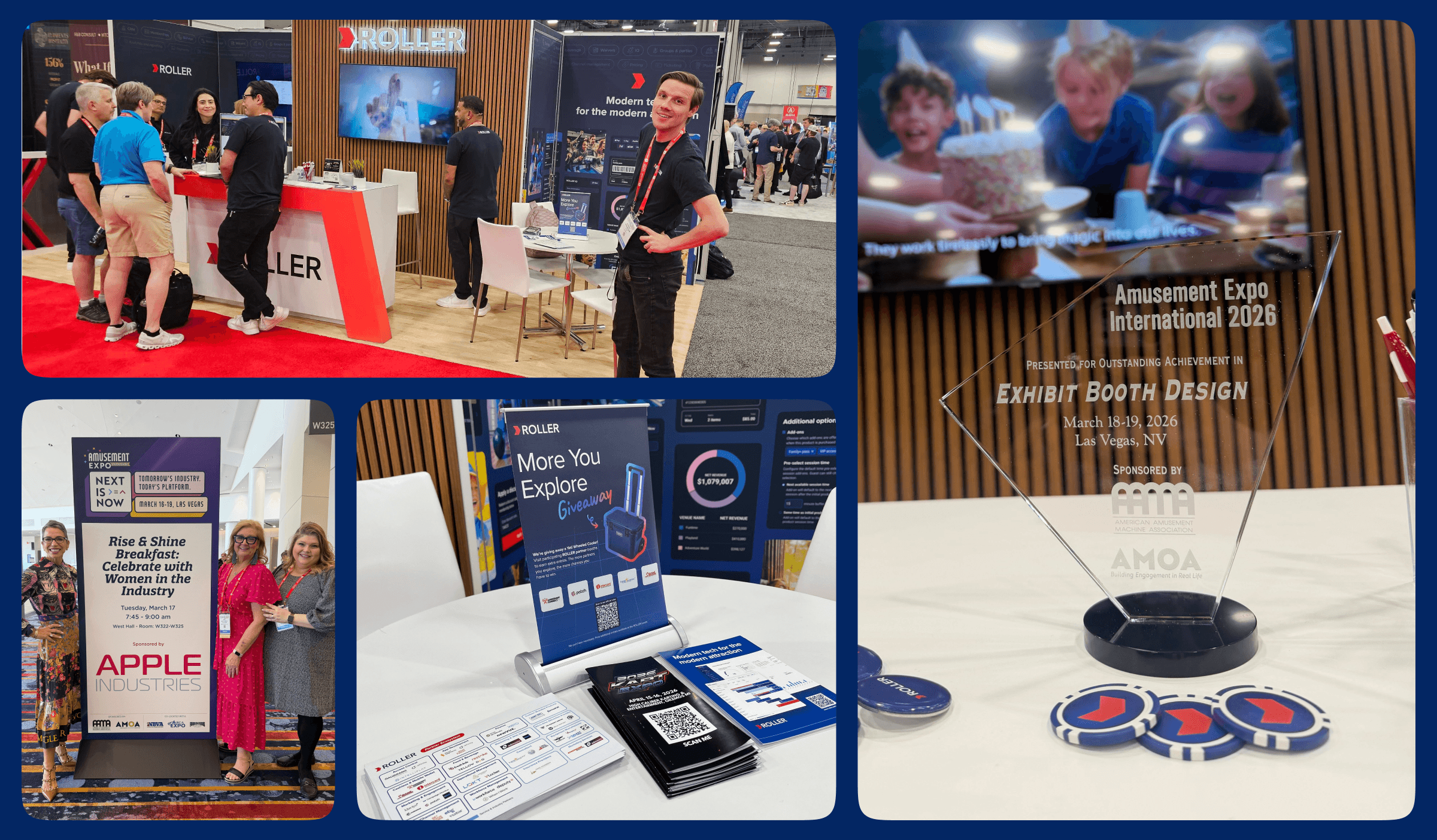 The ROLLER team at Amusement Expo 2026