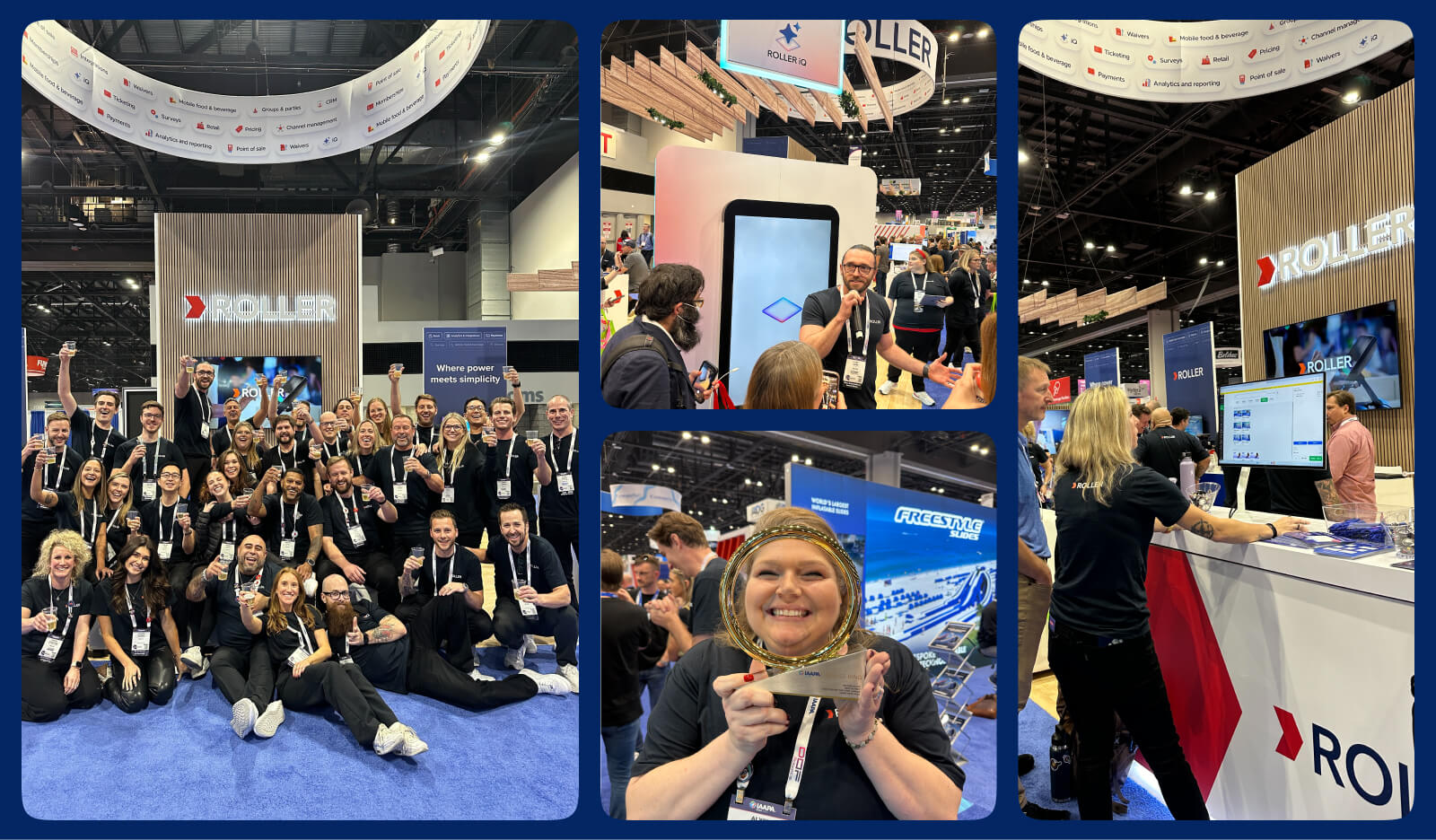 The ROLLER team at IAAPA Expo 2025